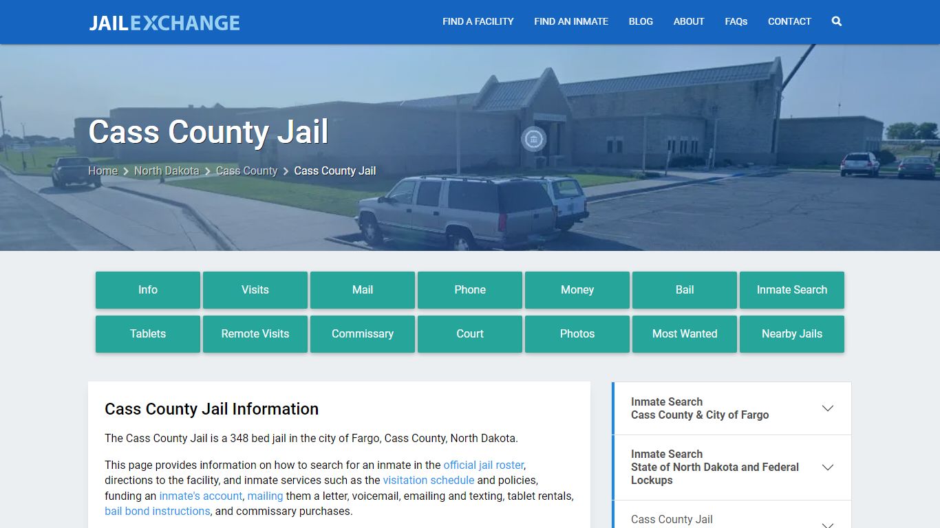 Cass County Jail, ND Inmate Search, Information - Jail Exchange